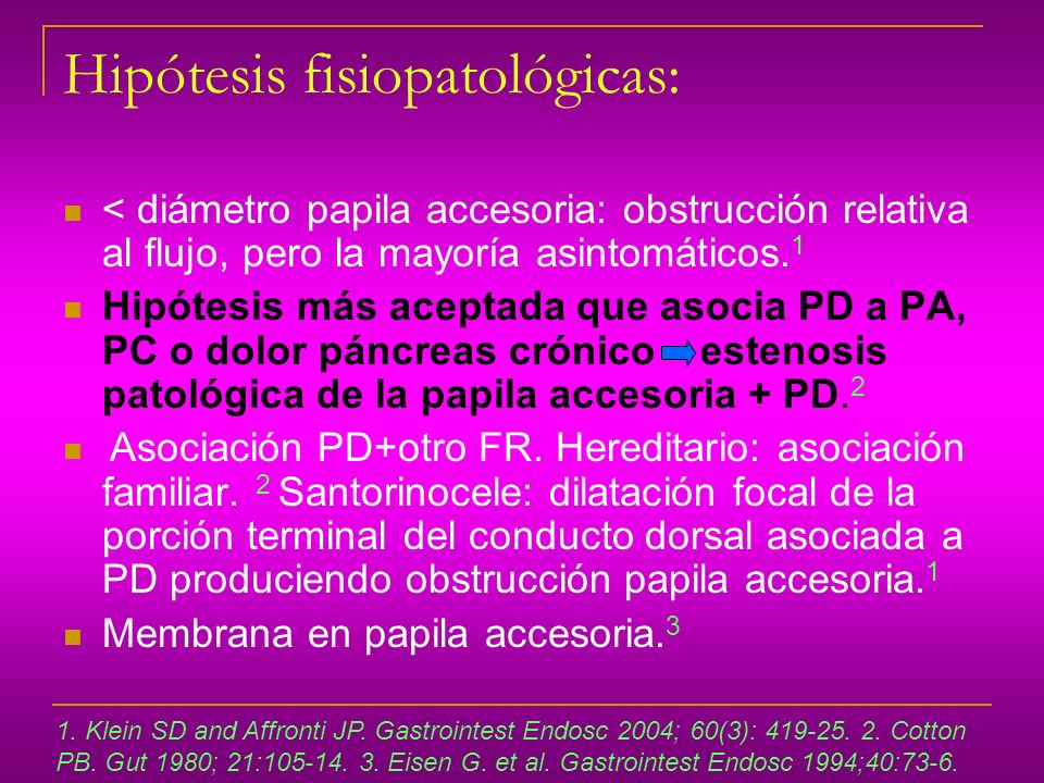 Hipótesis fisiopatológicas: