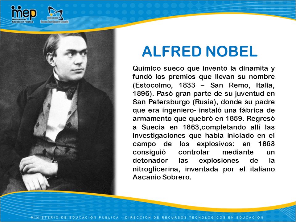 ALFRED NOBEL