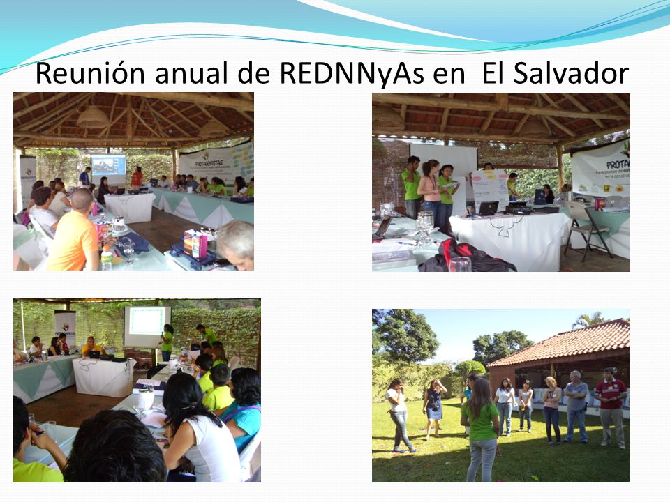 Reunión anual de REDNNyAs en El Salvador