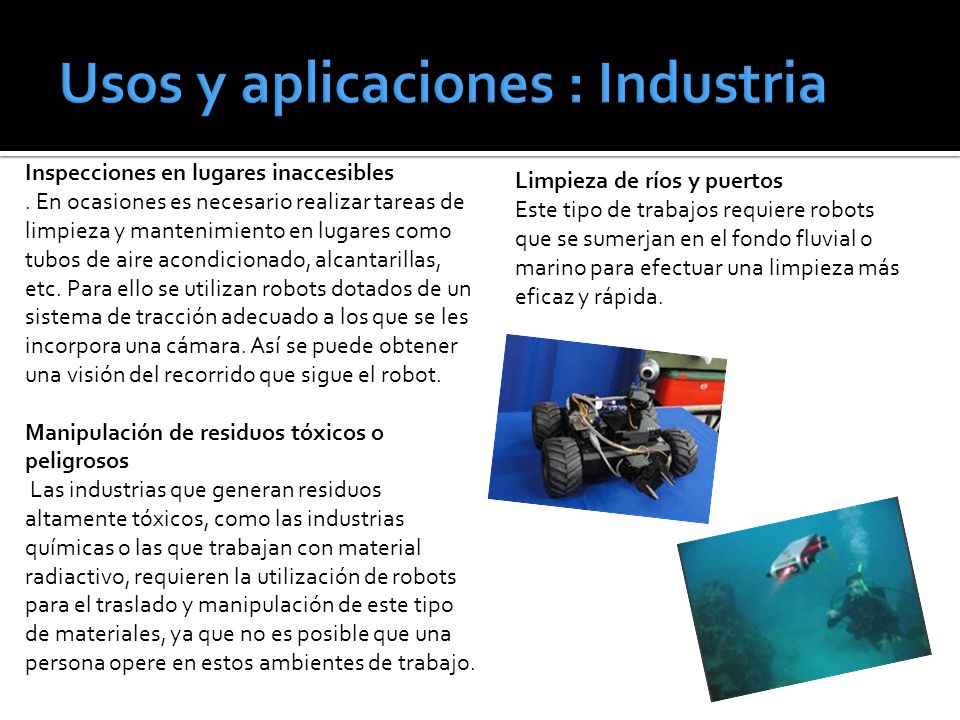 Usos y aplicaciones : Industria