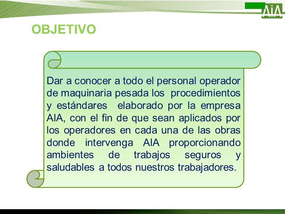 OBJETIVO