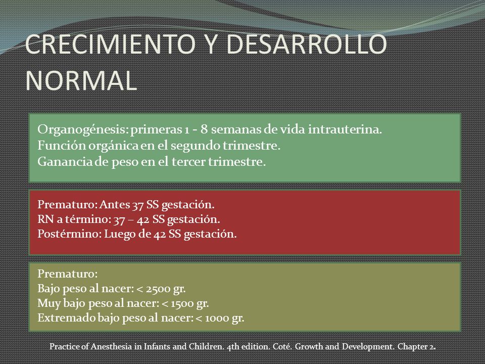 CRECIMIENTO Y DESARROLLO NORMAL