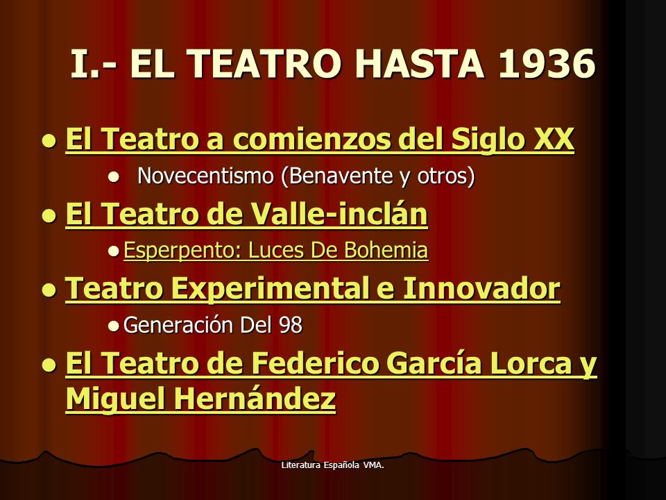 Literatura Española VMA.