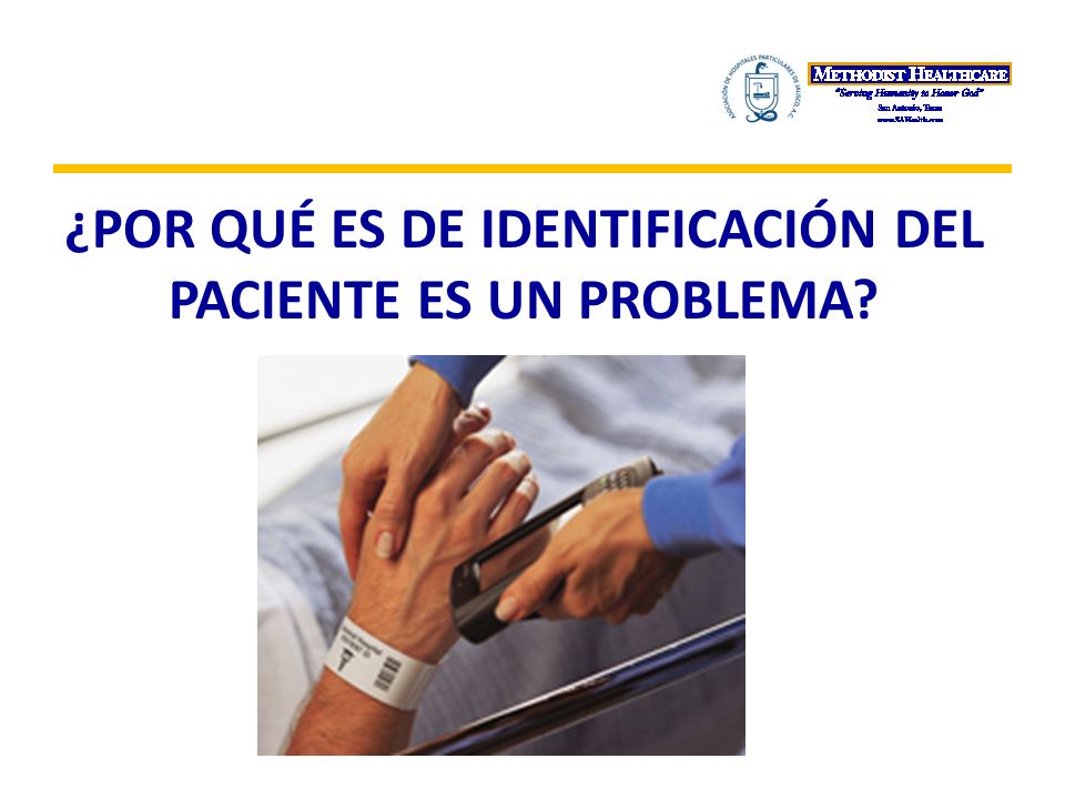 ¿Por qué es de identificación del paciente es un problema
