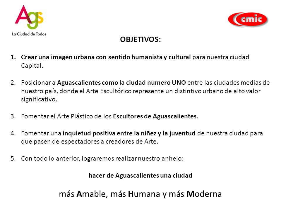 hacer de Aguascalientes una ciudad