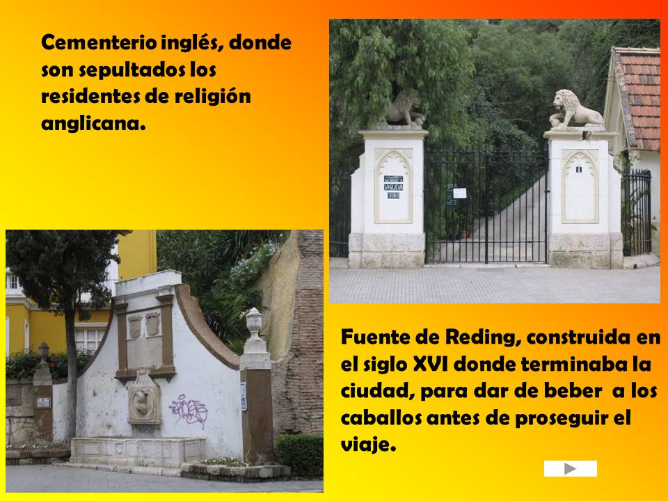 Cementerio inglés, donde son sepultados los residentes de religión anglicana.