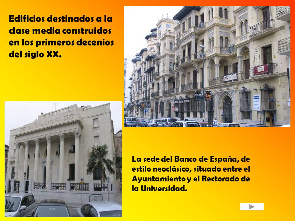 Edificios destinados a la clase media construidos en los primeros decenios del siglo XX.