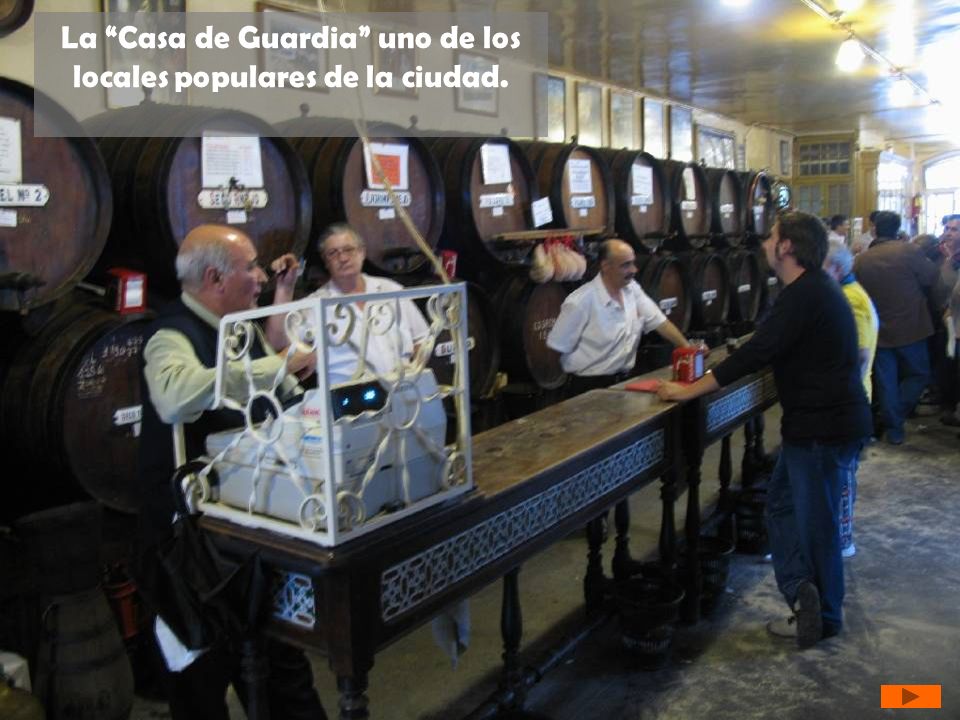 La Casa de Guardia uno de los locales populares de la ciudad.