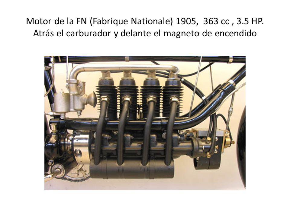 Motor de la FN (Fabrique Nationale) 1905, 363 cc , 3. 5 HP