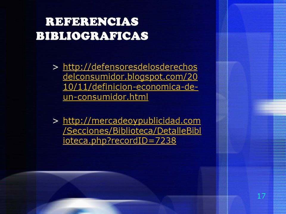 REFERENCIAS BIBLIOGRAFICAS