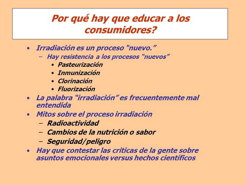 Por qué hay que educar a los consumidores