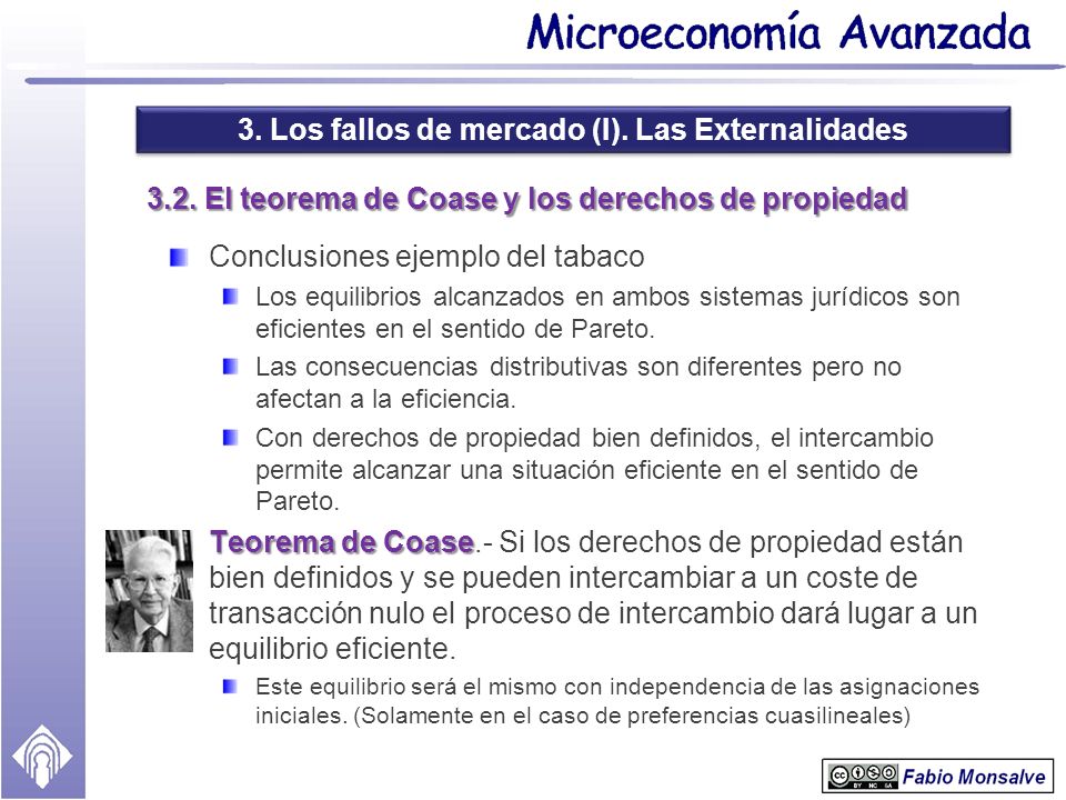 3.2. El teorema de Coase y los derechos de propiedad
