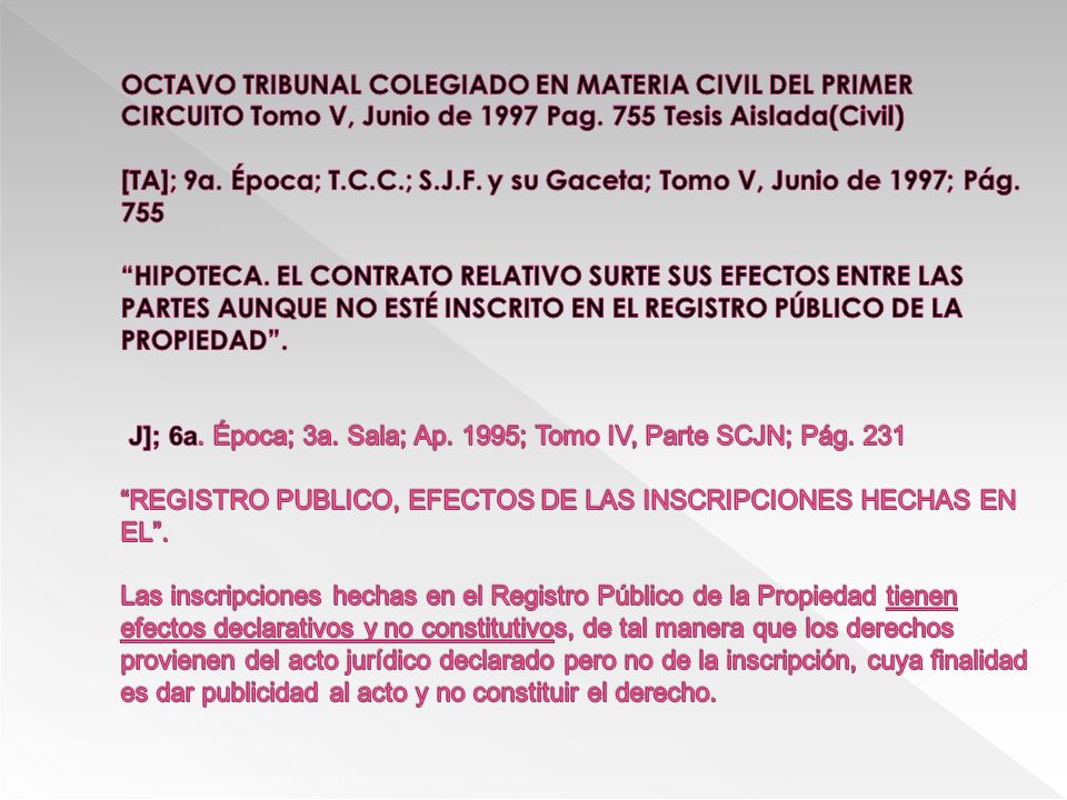 OCTAVO TRIBUNAL COLEGIADO EN MATERIA CIVIL DEL PRIMER CIRCUITO Tomo V, Junio de 1997 Pag.