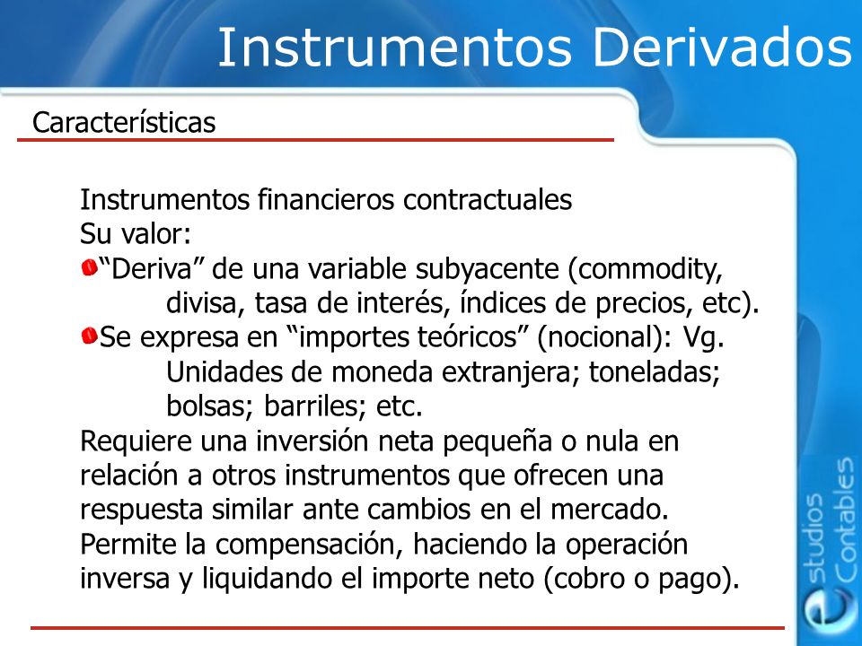 Instrumentos Derivados