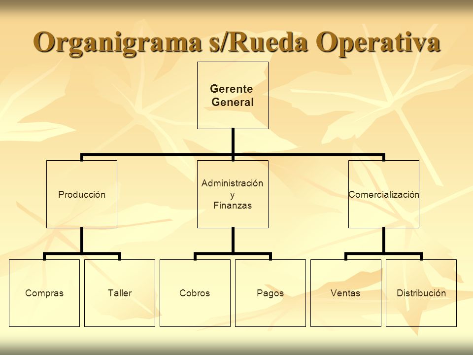 Organigrama s/Rueda Operativa