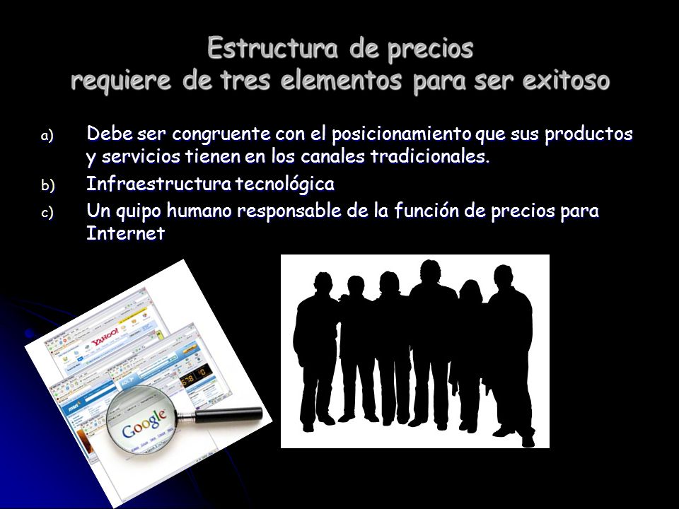 Estructura de precios requiere de tres elementos para ser exitoso