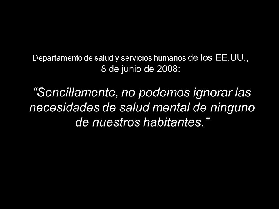 Departamento de salud y servicios humanos de los EE. UU