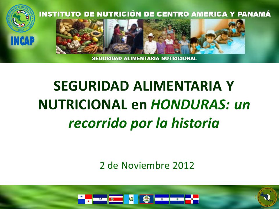 SEGURIDAD ALIMENTARIA Y NUTRICIONAL en HONDURAS: un recorrido por la historia