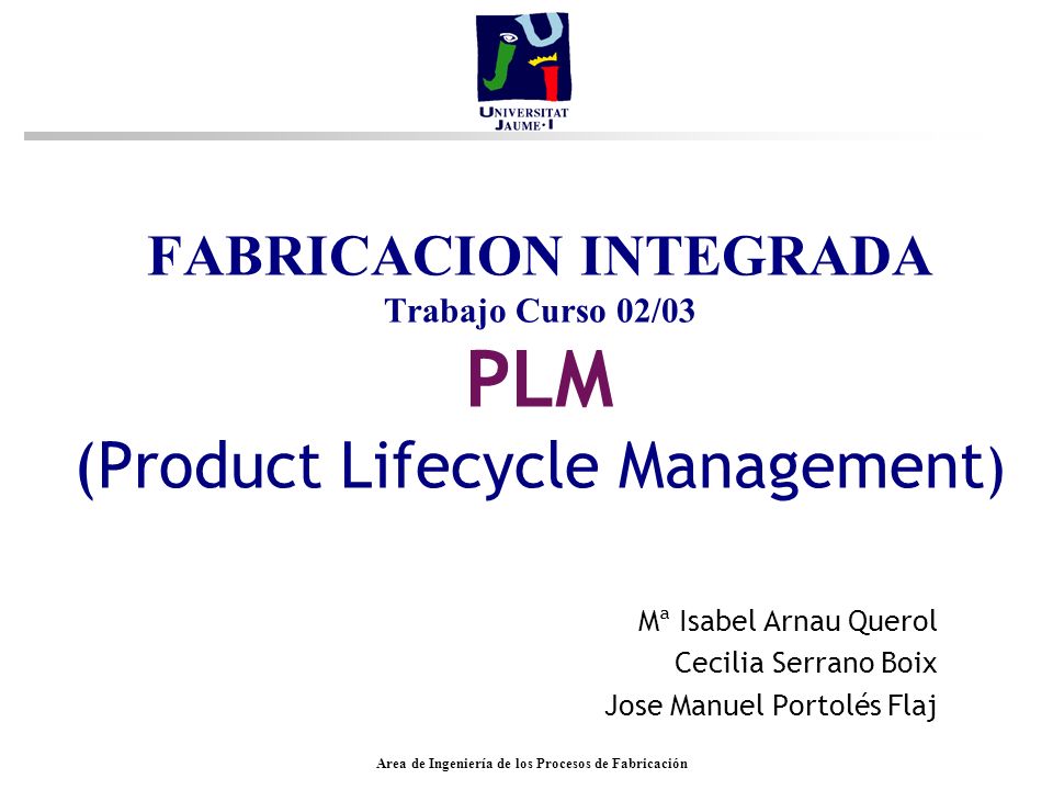 Mª Isabel Arnau Querol Cecilia Serrano Boix Jose Manuel Portolés Flaj