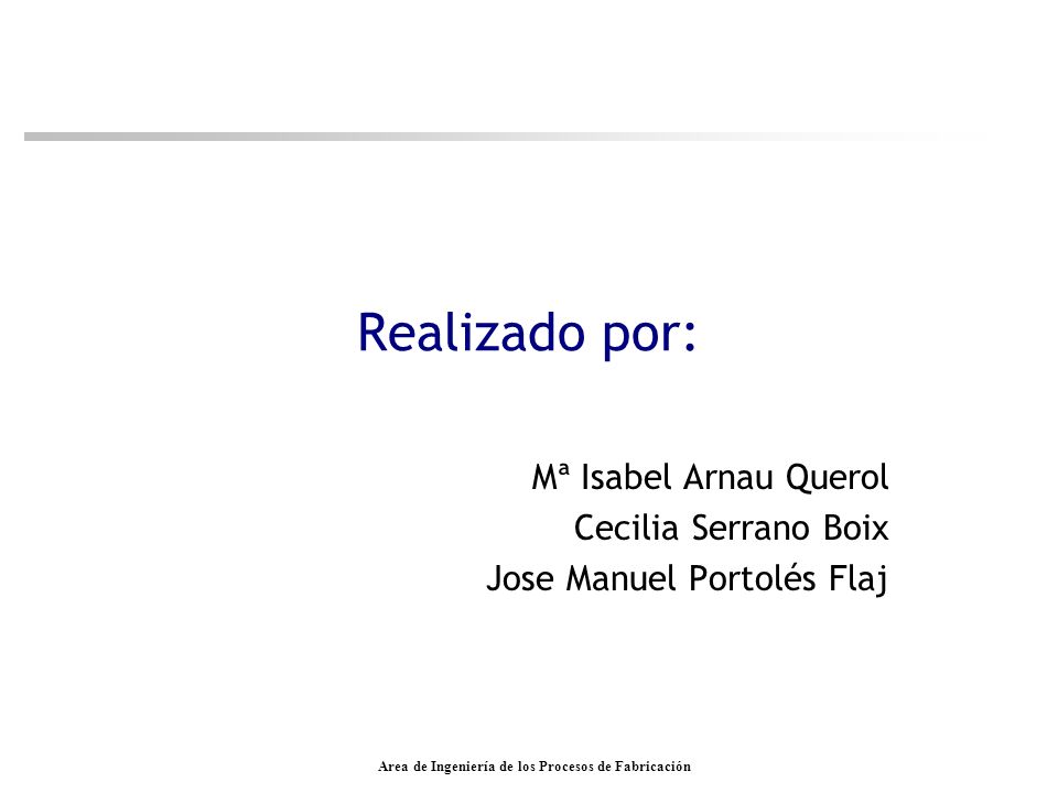 Mª Isabel Arnau Querol Cecilia Serrano Boix Jose Manuel Portolés Flaj