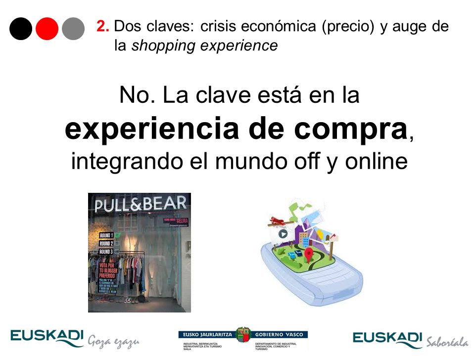 2. Dos claves: crisis económica (precio) y auge de la shopping experience