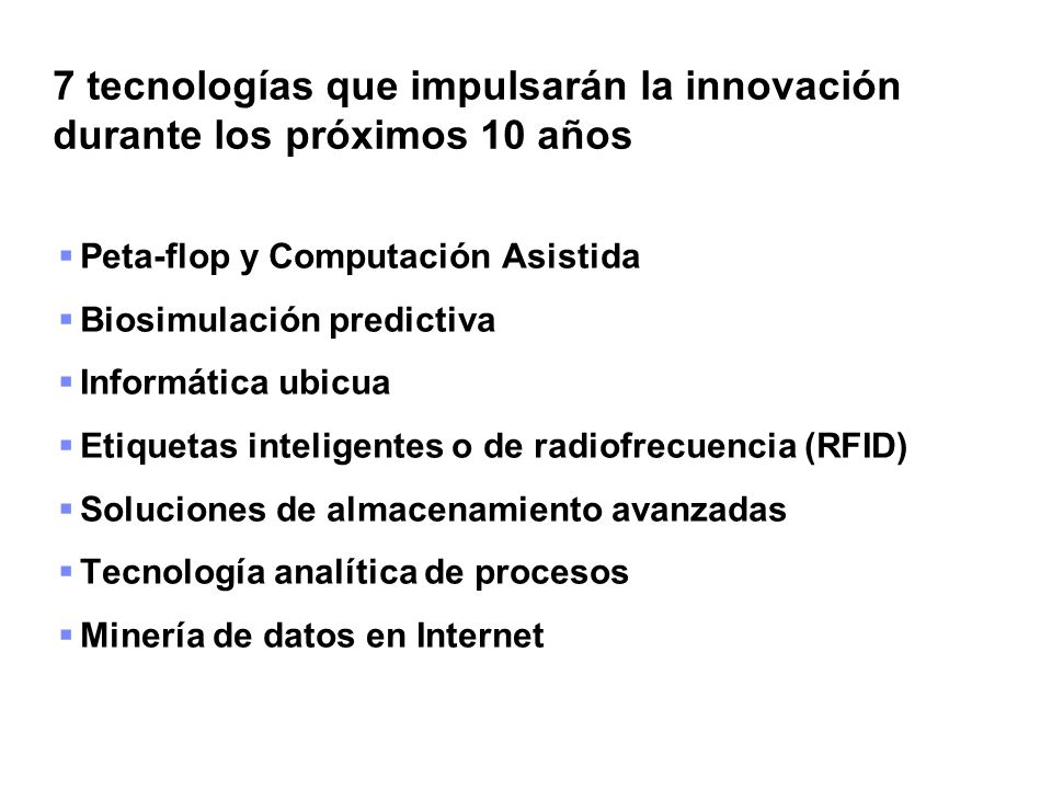 7 tecnologías que impulsarán la innovación durante los próximos 10 años