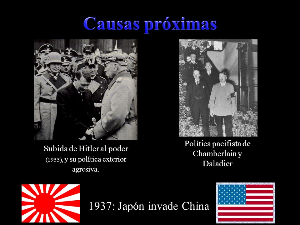 Causas próximas 1937: Japón invade China