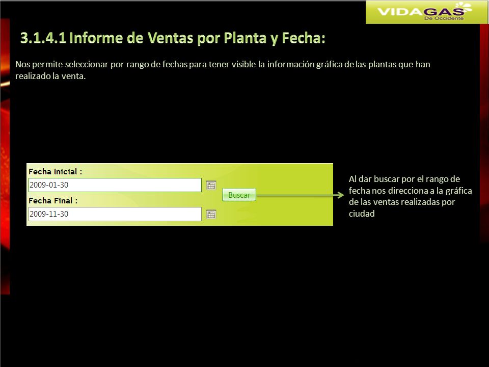 Informe de Ventas por Planta y Fecha: