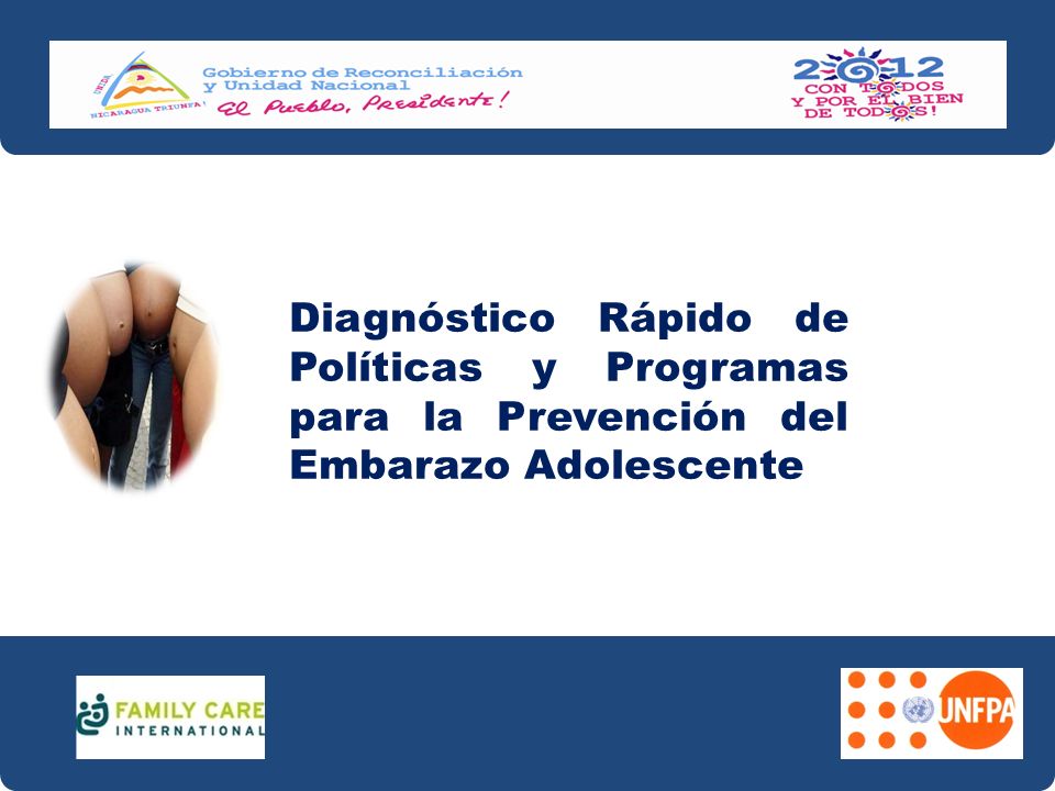 Diagnóstico Rápido de Políticas y Programas para la Prevención del Embarazo Adolescente