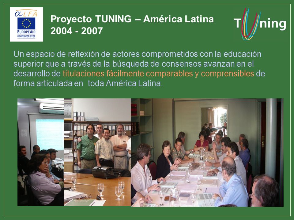 Proyecto TUNING – América Latina