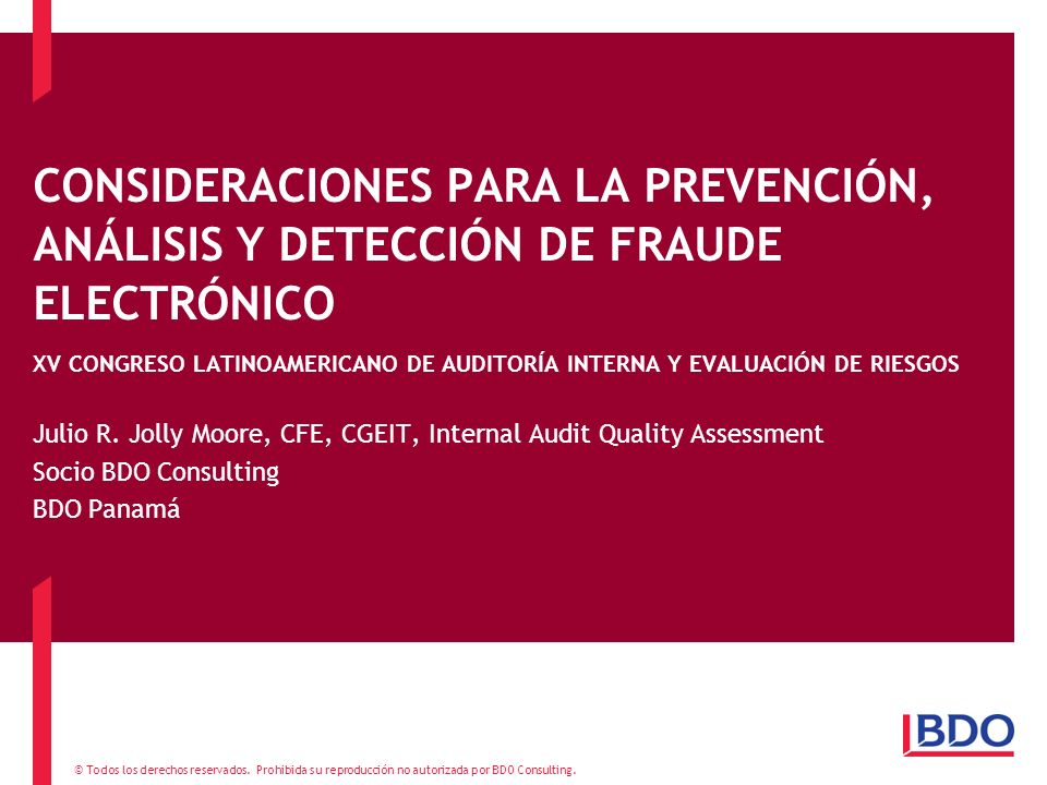 CONSIDERACIONES PARA LA PREVENCIÓN, ANÁLISIS Y DETECCIÓN DE FRAUDE ELECTRÓNICO