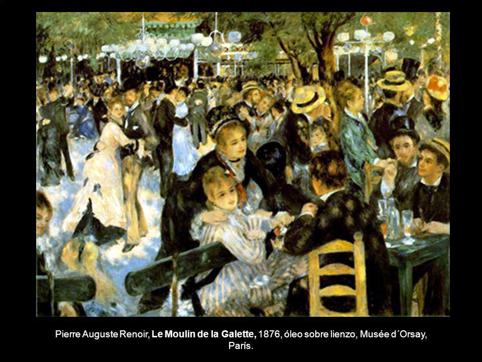 Pierre Auguste Renoir, Le Moulin de la Galette, 1876, óleo sobre lienzo, Musée d´Orsay, París.