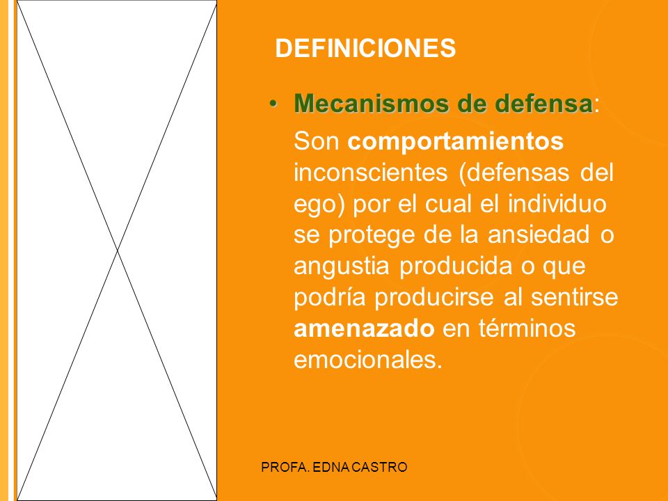 Mecanismos de defensa: