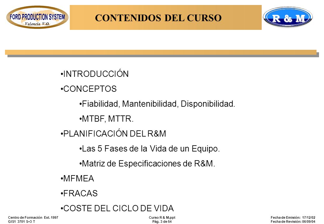 CONTENIDOS DEL CURSO INTRODUCCIÓN CONCEPTOS
