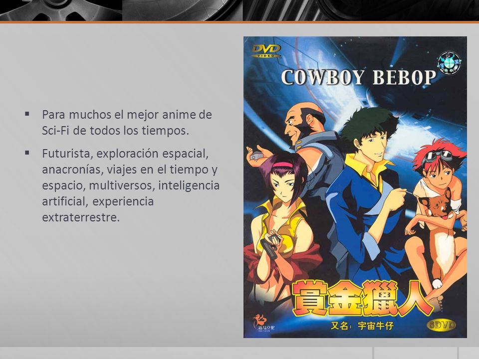 Para muchos el mejor anime de Sci-Fi de todos los tiempos.