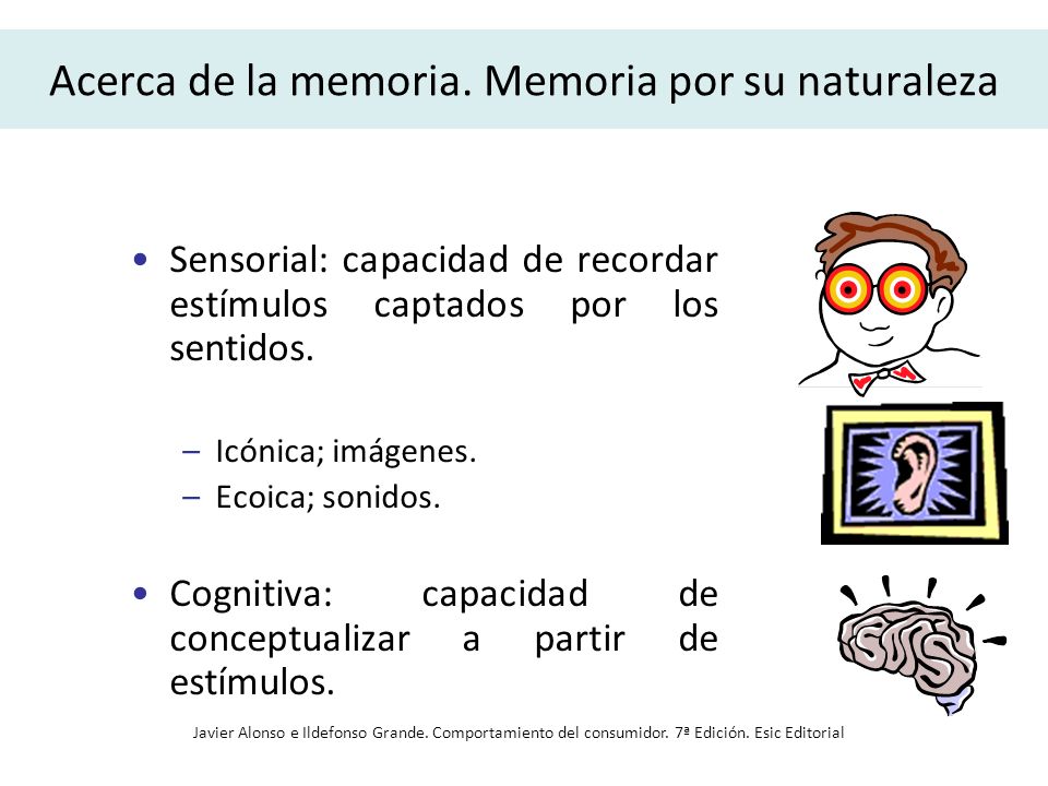 Acerca de la memoria. Memoria por su naturaleza