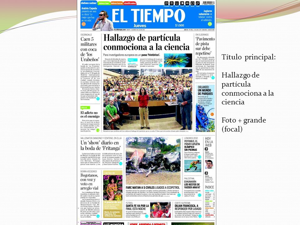 Título principal: Hallazgo de partícula conmociona a la ciencia Foto + grande (focal)