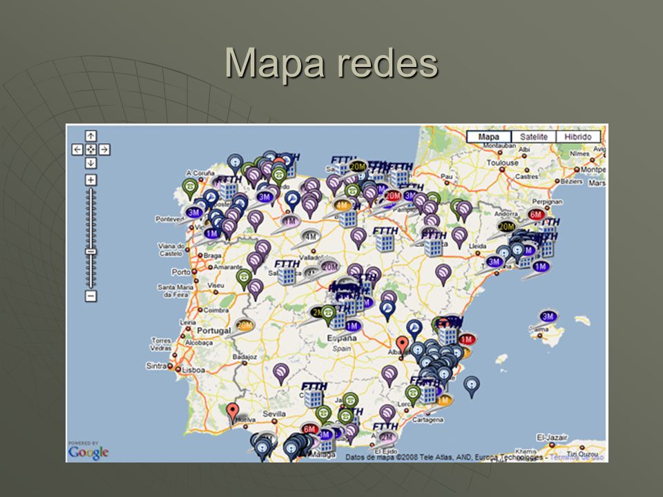 Mapa redes