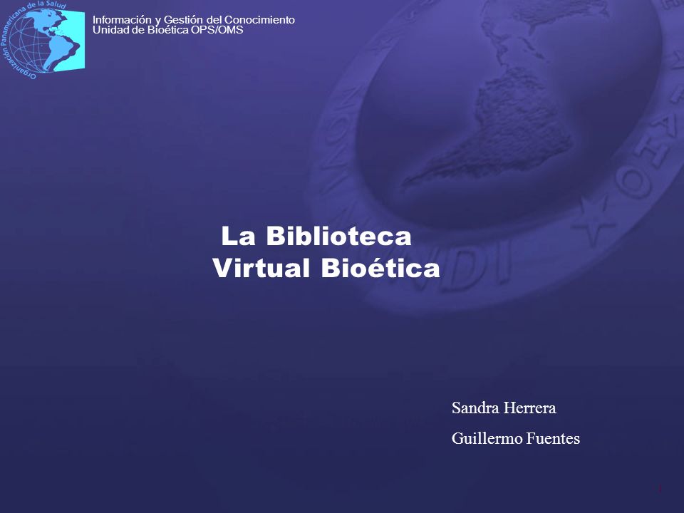 La Biblioteca Virtual Bioética