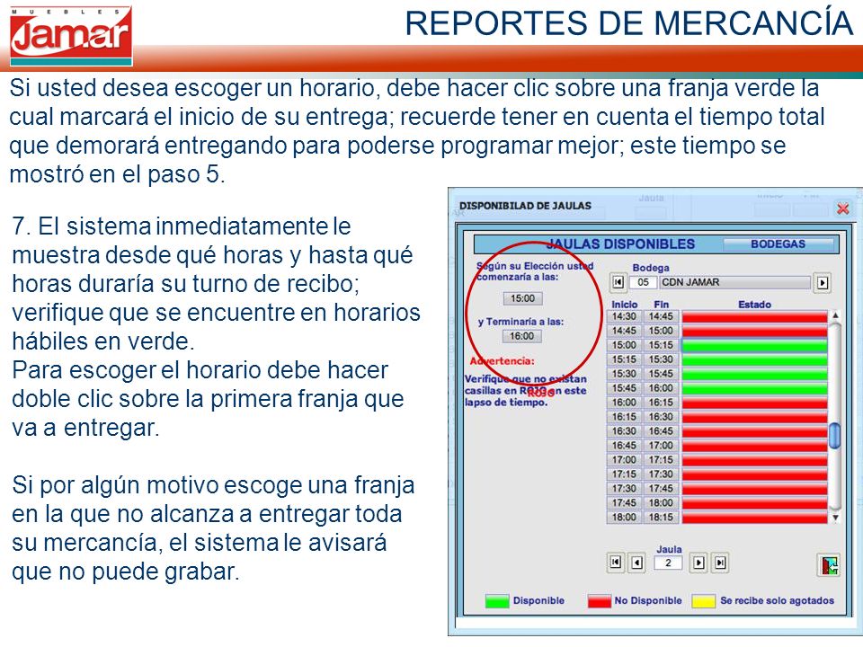 REPORTES DE MERCANCÍA