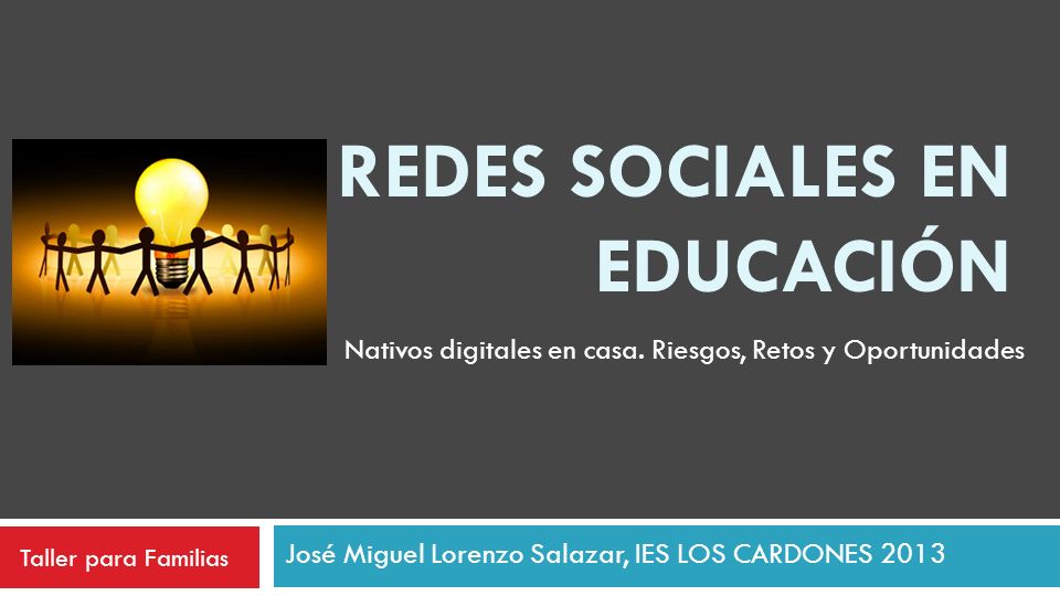 REDES SOCIALES EN EDUCACIÓn