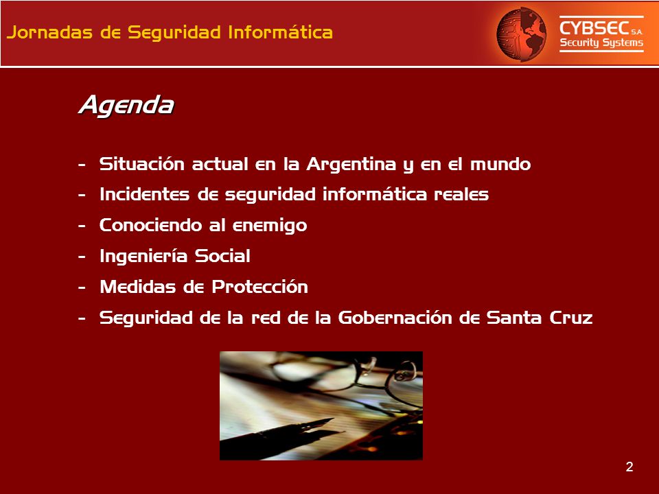 Agenda - Situación actual en la Argentina y en el mundo