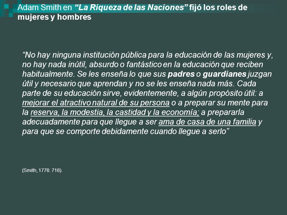 no hay nada inútil, absurdo o fantástico en la educación que reciben