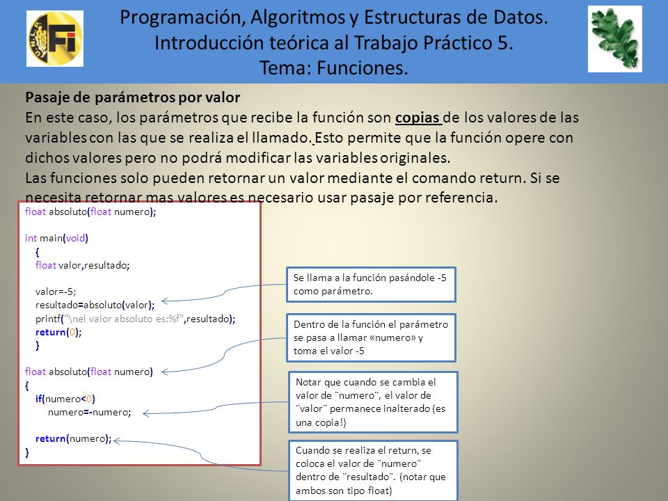 Programación, Algoritmos y Estructuras de Datos