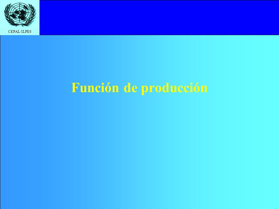 Función de producción