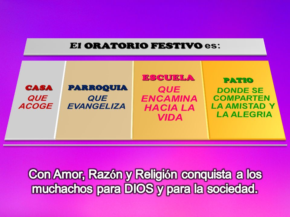 QUE ENCAMINA HACIA LA VIDA DONDE SE COMPARTEN LA AMISTAD Y LA ALEGRIA