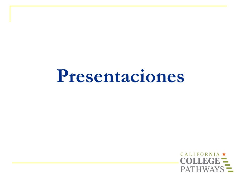 Presentaciones