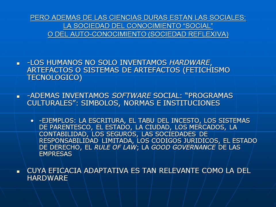 CUYA EFICACIA ADAPTATIVA ES TAN RELEVANTE COMO LA DEL HARDWARE