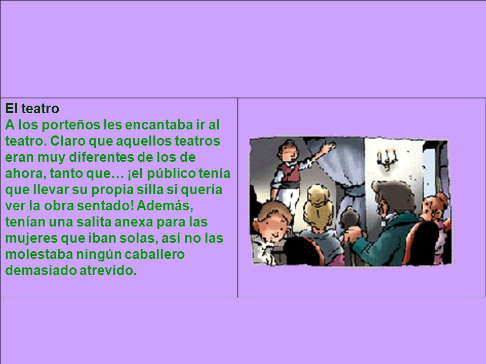 El teatro A los porteños les encantaba ir al teatro