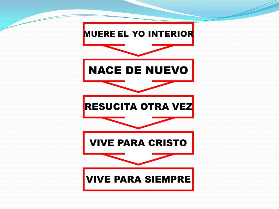 NACE DE NUEVO RESUCITA OTRA VEZ VIVE PARA CRISTO VIVE PARA SIEMPRE